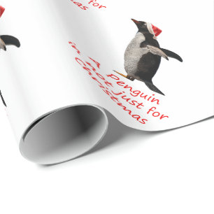 Presente Um pinguim não é só para o papel de moldagem de Na