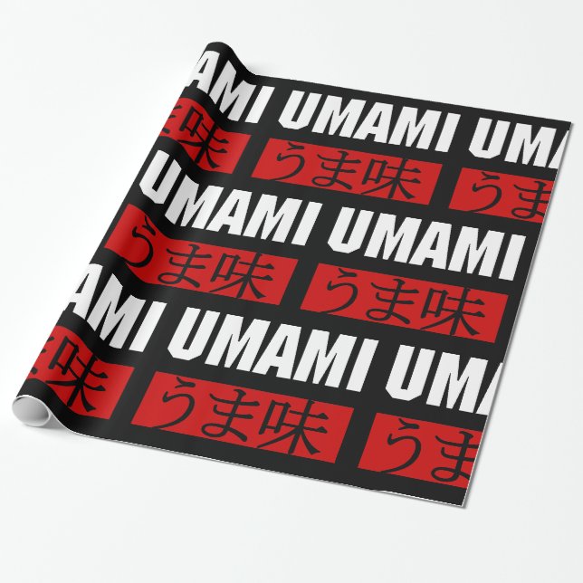 PRESENTE UMAMI う ま 味 PAPEL DE EMBALAGEM (Desenrolado)