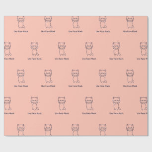 Presente USAR Papel de moldagem do KITTEN MÁSCARA ROSTO