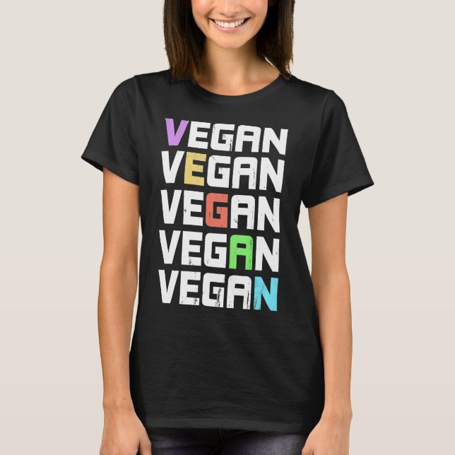 Presente Vegetariano Legal de Camisa Vegan (Frente)