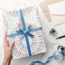 Presente Velas de Aniversário Concentradas Modernas - Papel