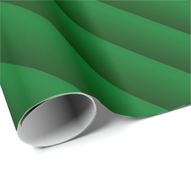 Presente verde, único, brilhante Papel de embalagem, colori (Ponta do rolo)