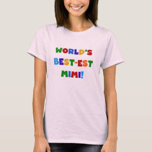 Presentes brilhantes dos t-shirt das cores Mimi do