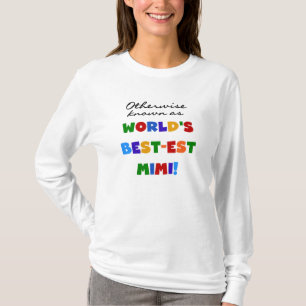 Presentes brilhantes dos t-shirt das cores Mimi do