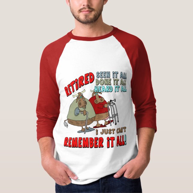 Presentes da aposentadoria e t-shirt da (Frente)