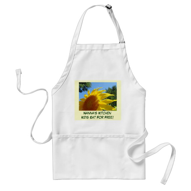 Presentes de avental Nanna's Kitchen Kids Eat for  (Frente)