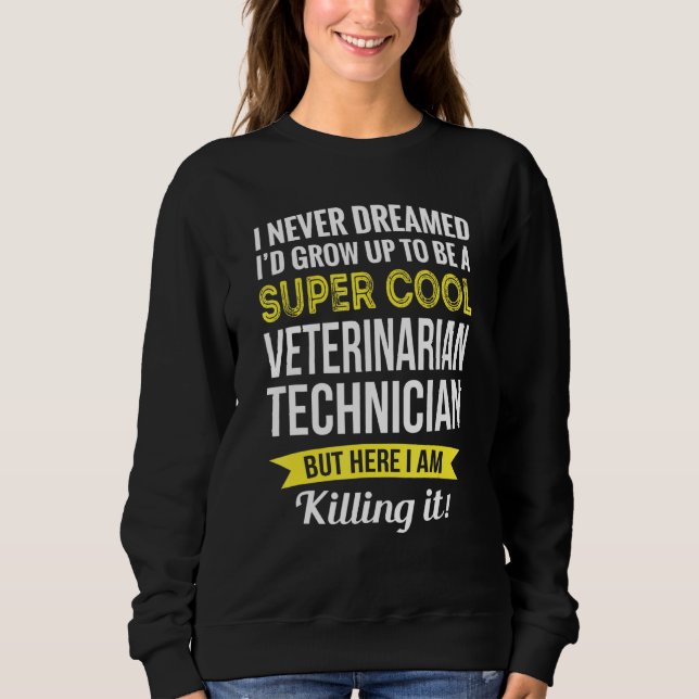 Presentes de Camiseta de Técnico de Veterinário Su (Frente)