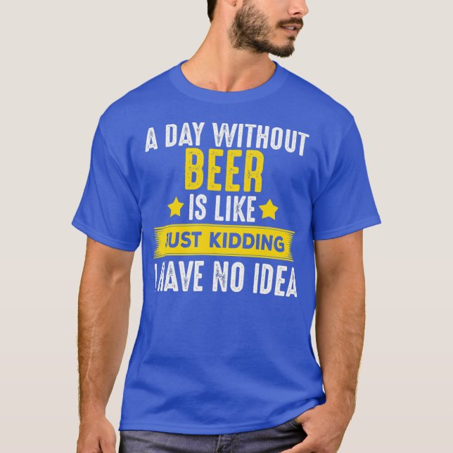 Presentes De Cerveja Para Camiseta De Cerveja De A (Frente)
