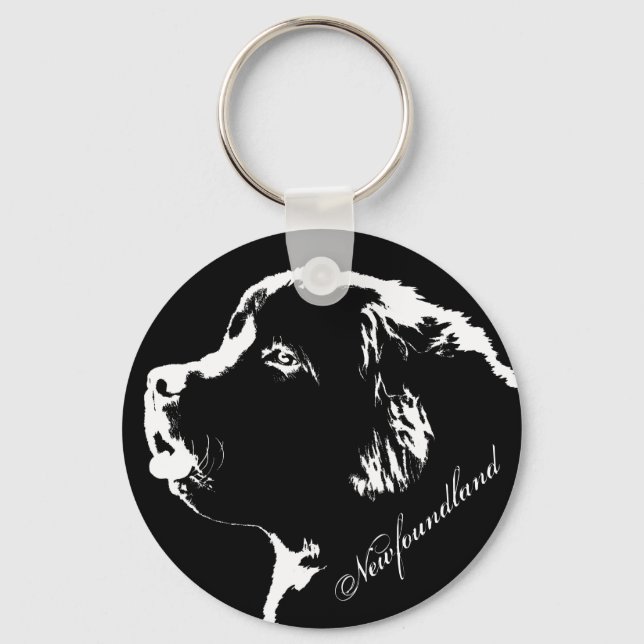 Presentes de Chaveiro de Cachorro da Terra Nova (Frente)