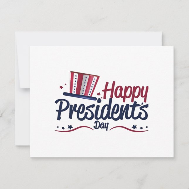 Presentes de Design Feliz Dia do Presidente Patrió (Frente)