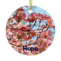 Presentes de esperança pendurados Ornamentos Árvor