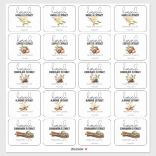 Presentes de extração caseira do adesivo da cozinh