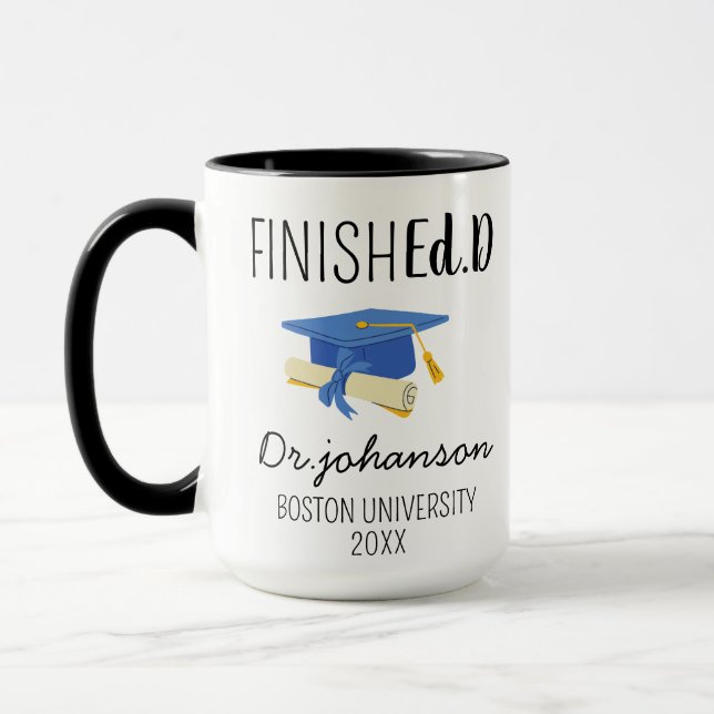 Presentes de Formatura EdD Para Ela e Ele, Caneca  (Esquerda)