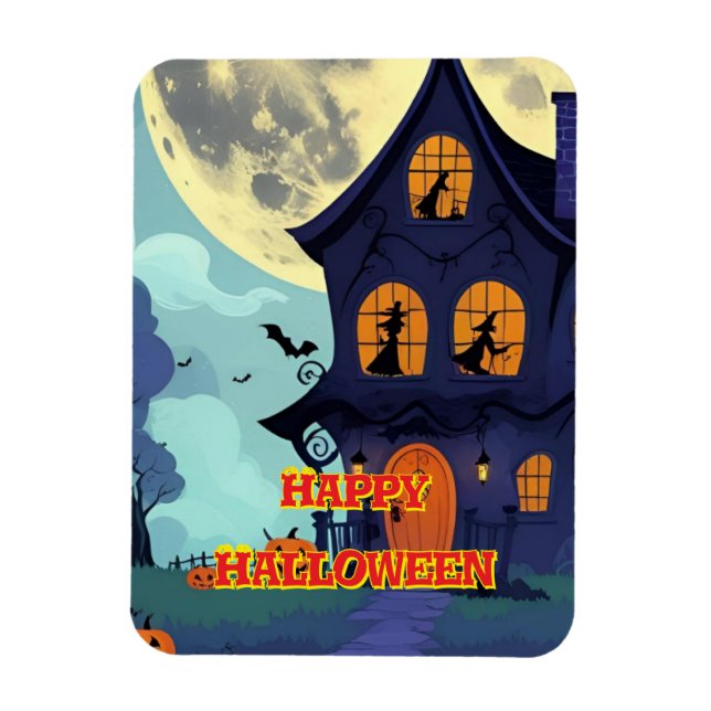 Presentes de Halloween são íman reflexível (Vertical)
