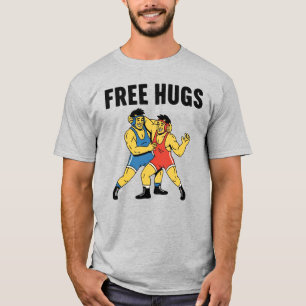 Presentes de Luta de Hugs Gratuitos Camisa Pai do 