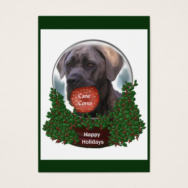 Presentes de Natal Cane Corso (Frente)
