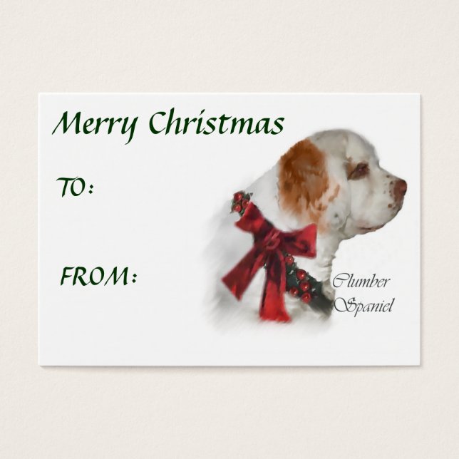 Presentes de Natal Clumber Spaniel (Frente)