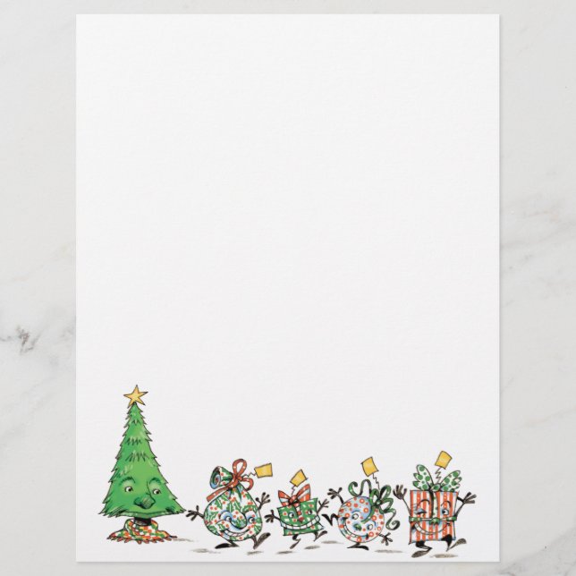Presentes de Natal dançantes de desenho animado fo (Frente)