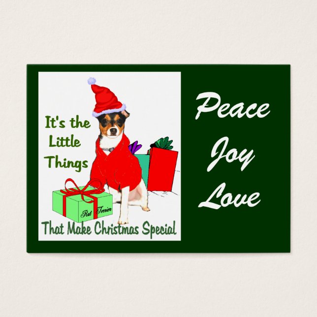 Presentes de Natal de Rat Terrier (Frente)