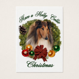 Presentes de Natal do Rough Collie
