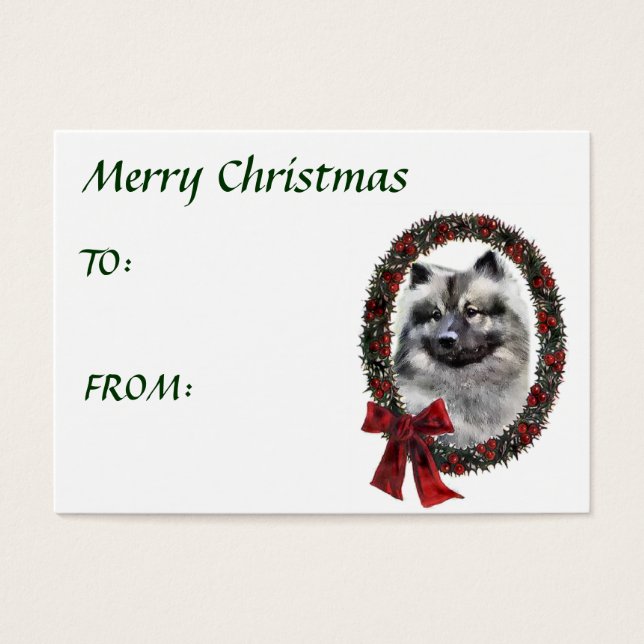 Presentes de Natal Keeshond (Frente)