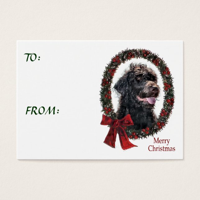 Presentes de Natal Labradoodle (Frente)