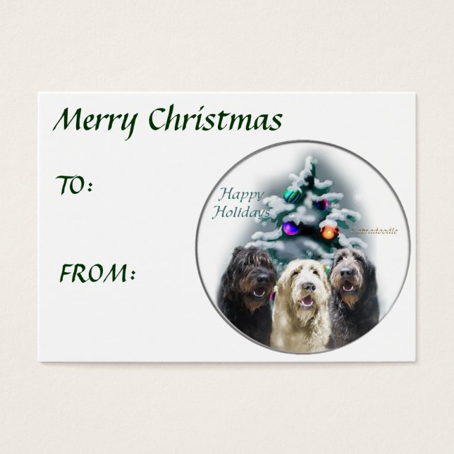 Presentes de Natal Labradoodle (Frente)