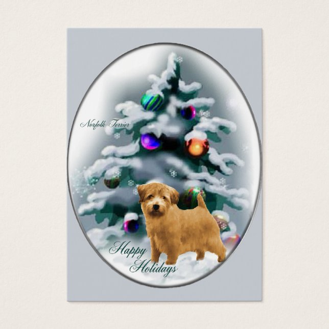 Presentes de Natal Norfolk Terrier (Frente)