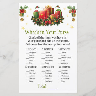 Presentes de Natal O que está no seu jogo de bolsa