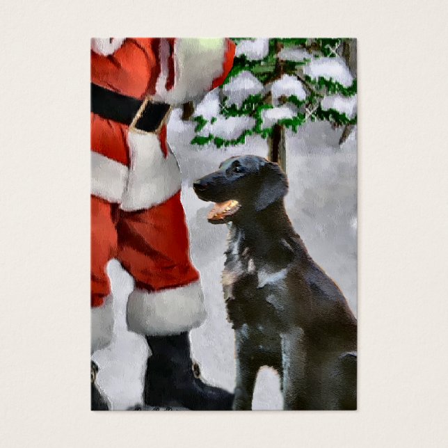 Presentes de Natal para Retriever Revestidos Plano (Frente)