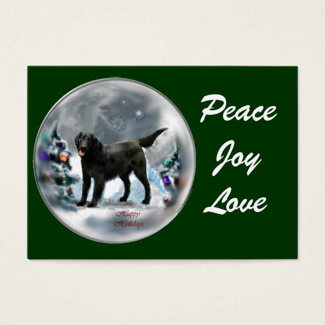 Presentes de Natal para Retriever Revestidos Plano (Frente)