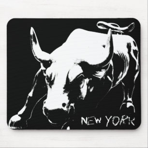 Presentes de New York Mousepad Bull Landmark New Y