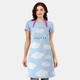 Presentes de Nuvem Azul Menino e Cinza de Monogram