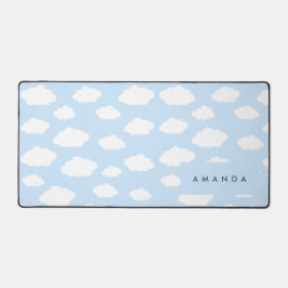 Presentes de Nuvem Azul Menino e Cinza de Monogram