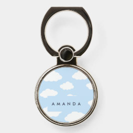 Presentes de Nuvem Azul Menino e Cinza de Monogram