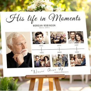 Presentes de Poster da Linha do Tempo de Memorial
