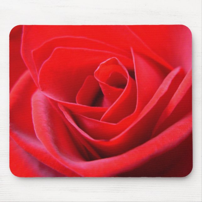 Presentes de Rosa vermelha do Mousepad de Flores V (Frente)