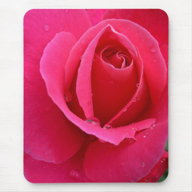 Presentes de Rosa vermelha do Mousepad para Flores (Frente)