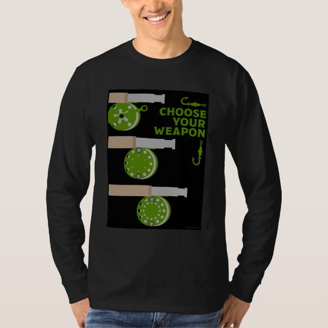 Presentes De T-Shirt Para Pesca De Voo Pró (Frente)