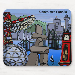 Presentes de Vancouver Canada Souvenir Mousepad Va