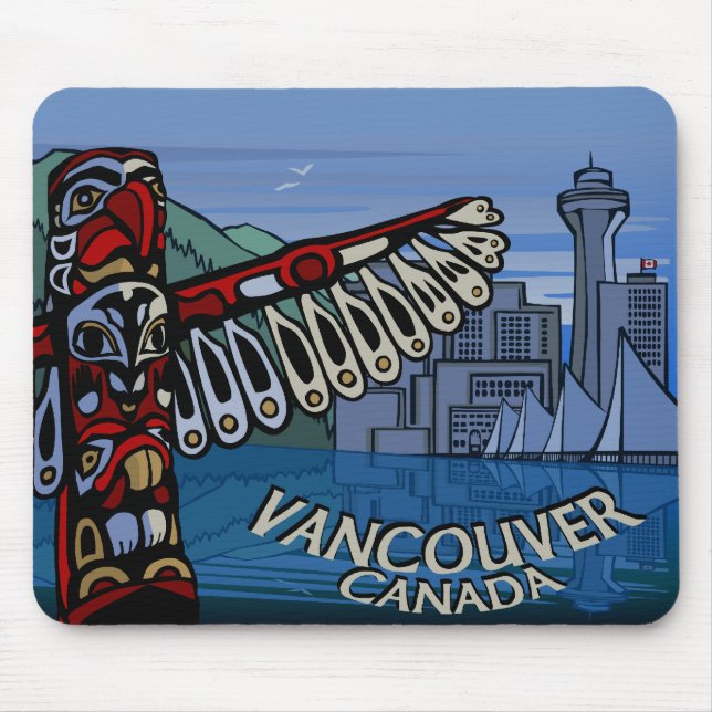 Presentes de Vancouver Souvenir Mouse Pad Vancouve (Frente)
