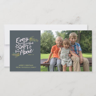 Presentes do Cartões de foto de Natal Religioso Su