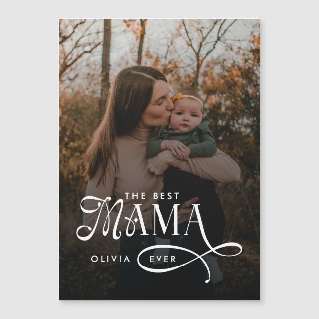 Presentes do Dia das Mães com Foto da Melhor Mamãe (Frente)
