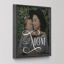 Presentes do Dia das Mães Foto Melhor Mãe do Mundo
