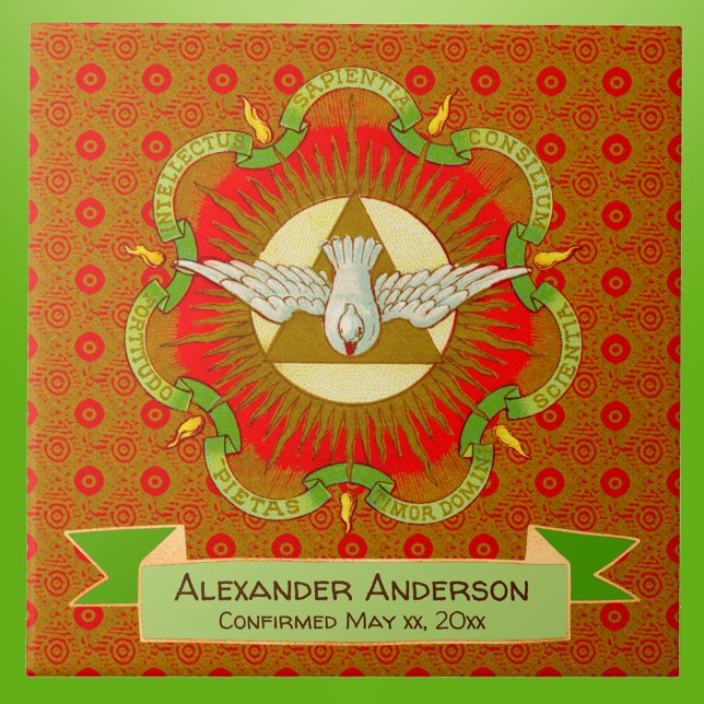 Presentes do Espírito Santo (BK 026) Azulejo cerâm (Criador carregado)