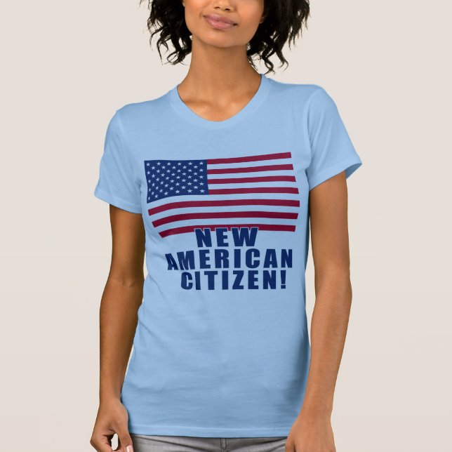 Presentes e camiseta americanos novos do cidadão (Frente)