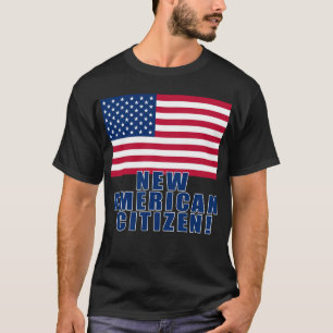 Presentes e camiseta americanos novos do cidadão