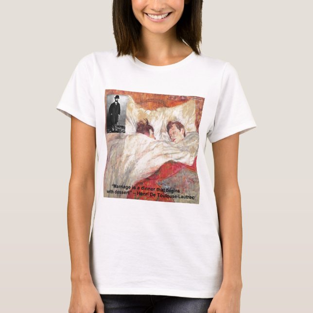 Presentes e Camisetas da Citação de Casamento de T (Frente)