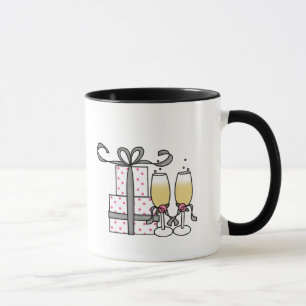 Presentes e caneca de Champagne