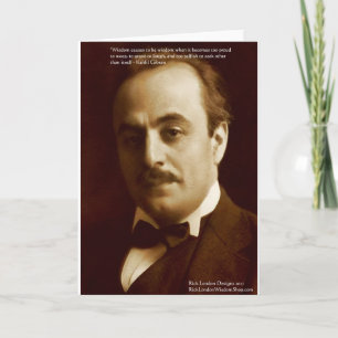 Presentes e Cartões com Citação de Kahlil Gibran "